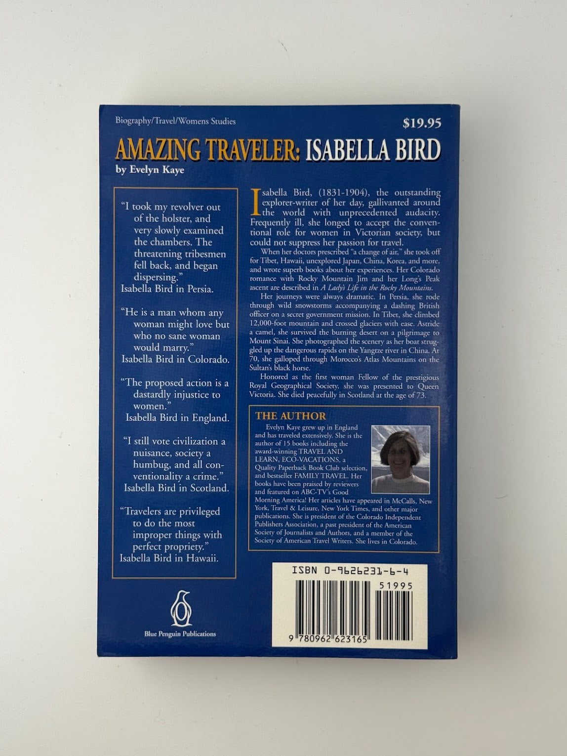 Amazing Traveler - Isabella Bird by Evelyn Kaye