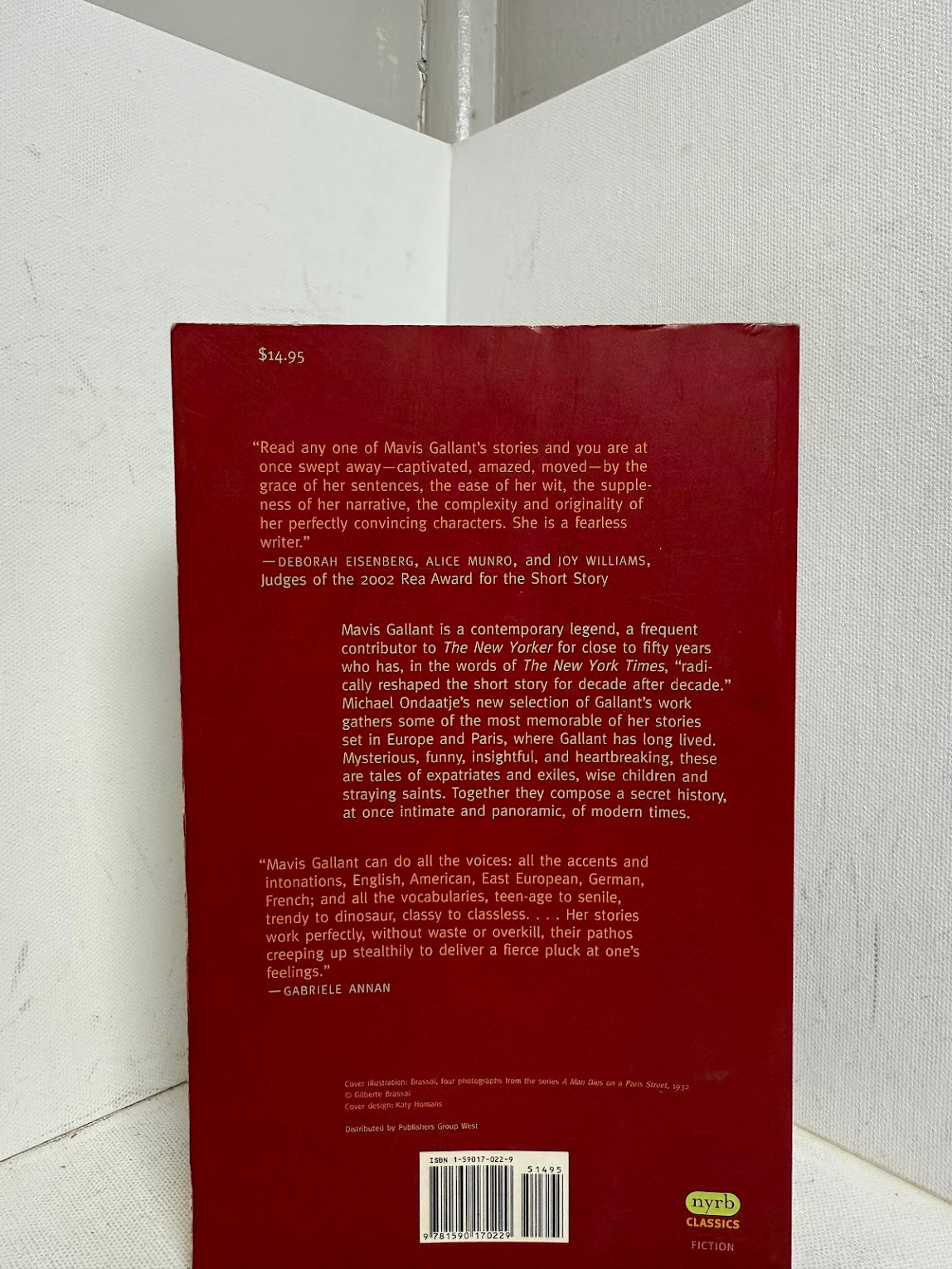 Paris Stories by Mavis Gallant