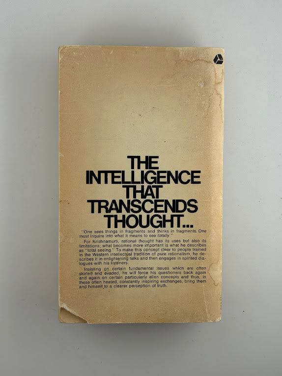 Talks and Dialogues by J. Krishnamurti