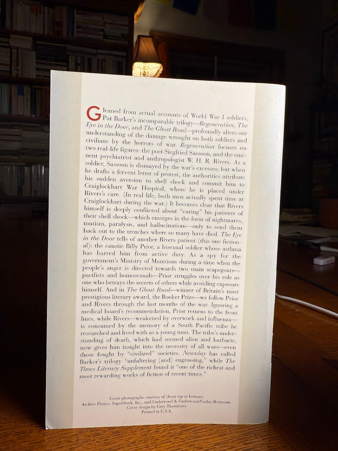 Regeneration Omnibus by Pat Barker