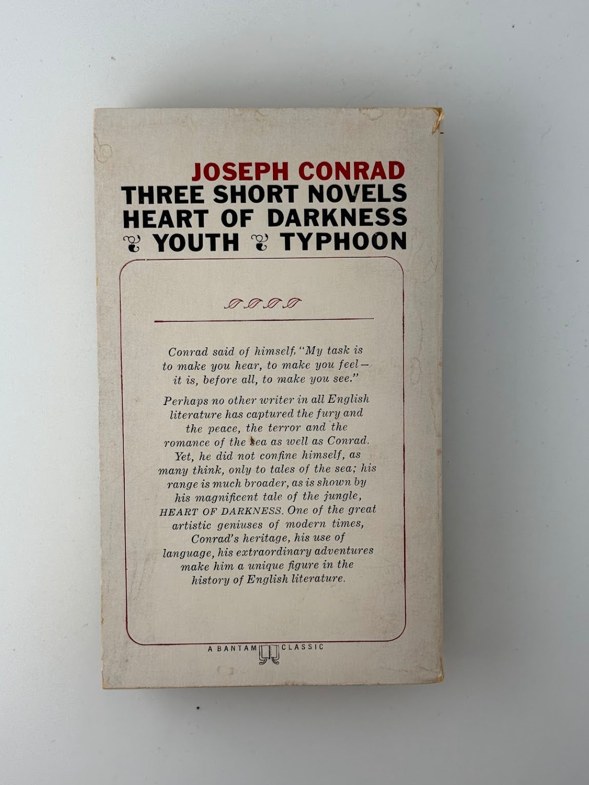 Three Short Novels by Joseph Conrad