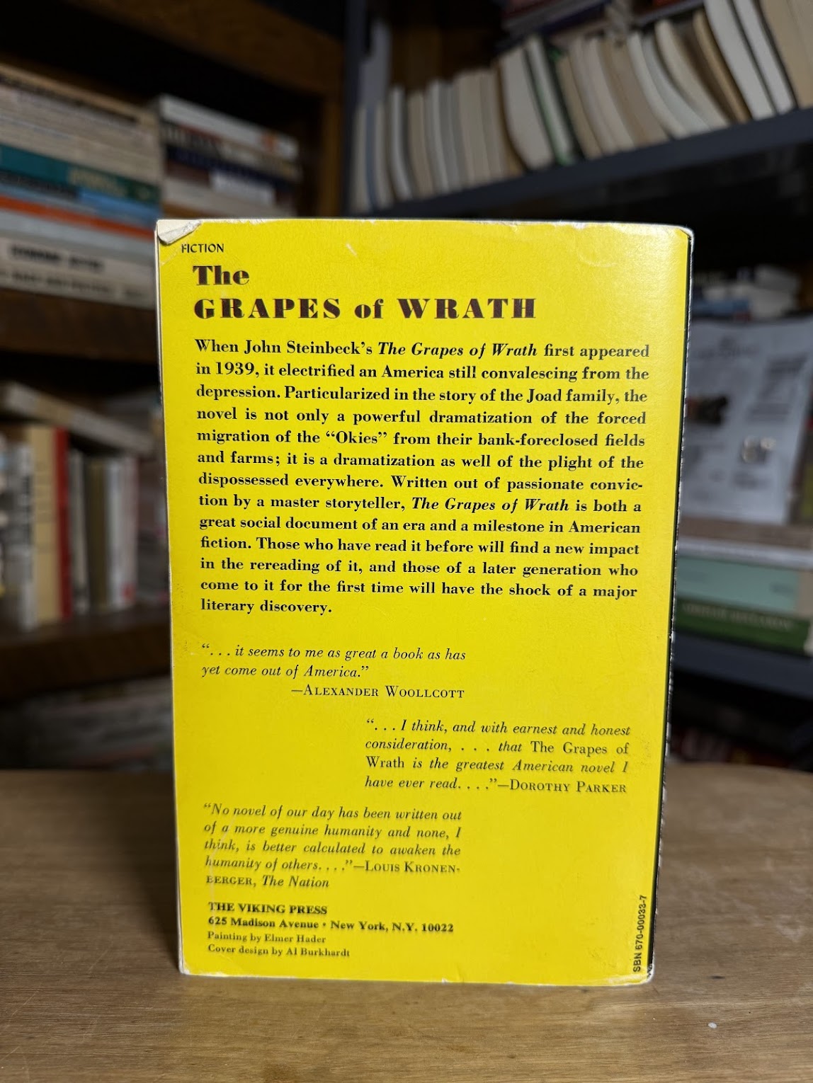 The Grapes of Wrath by John Steinbeck