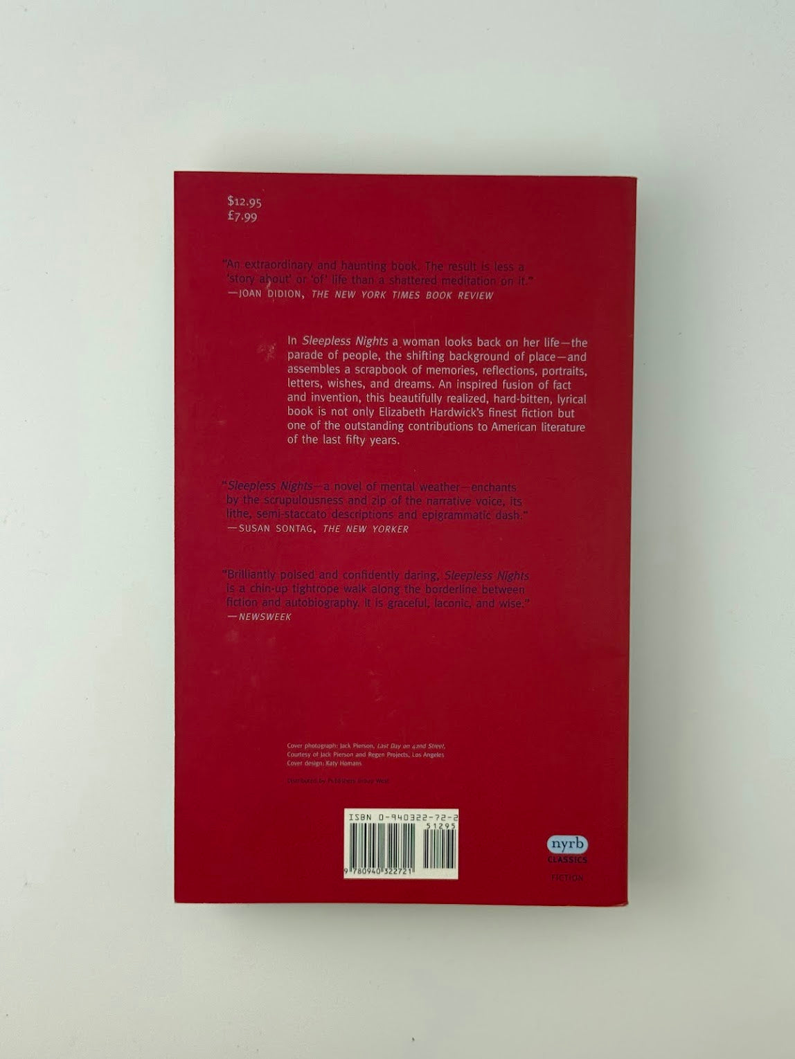 Sleepless Nights by Elizabeth Hardwick