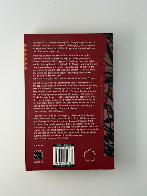 The Book of Not by Tsitsi Dangarembga