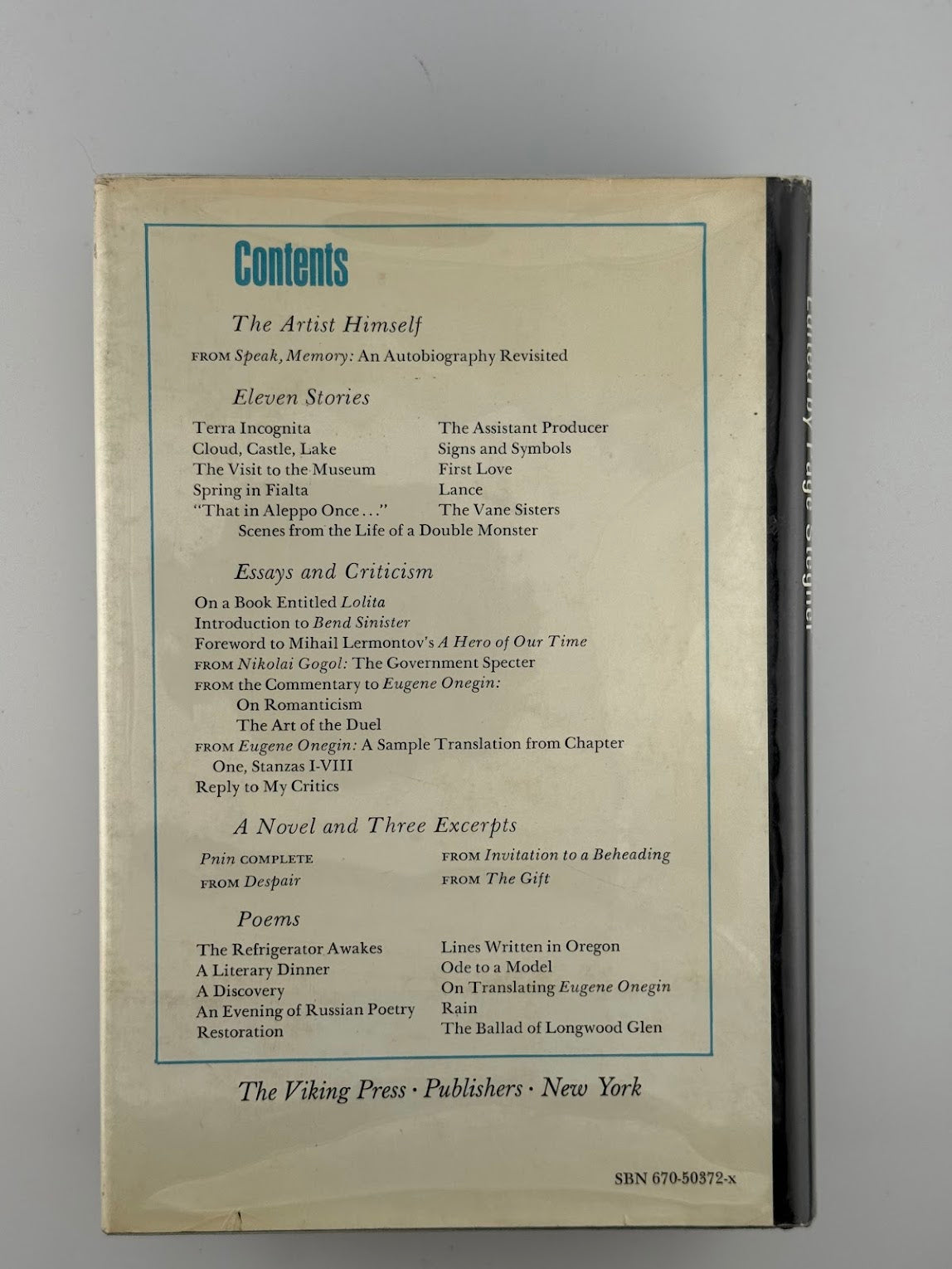 Nabokov's Congeries