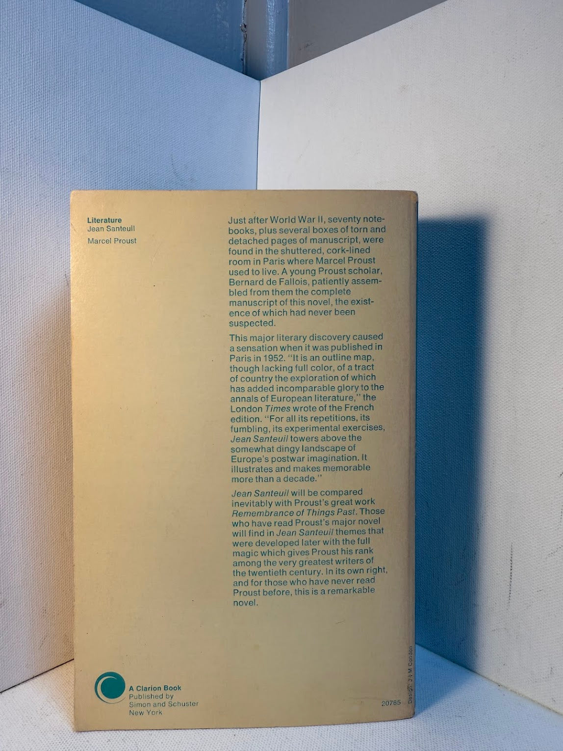 Jean Santeuil by Marcel Proust