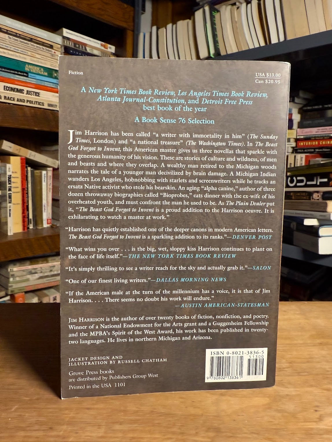 The Beast God Forgot to Invent by Jim Harrison