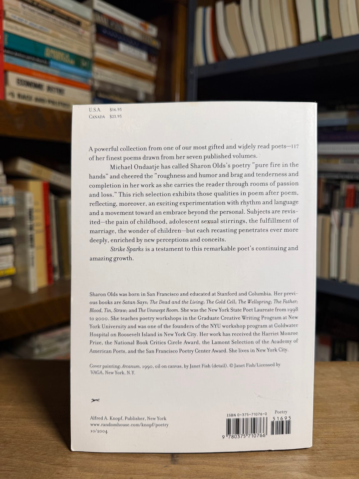 Strike Sparks by Sharon Olds