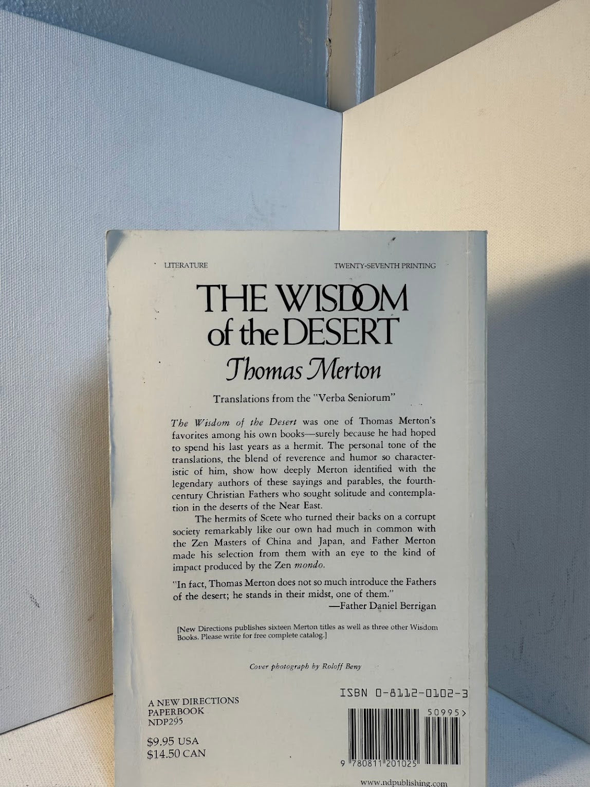 The Wisdom of the Desert by Thomas Merton