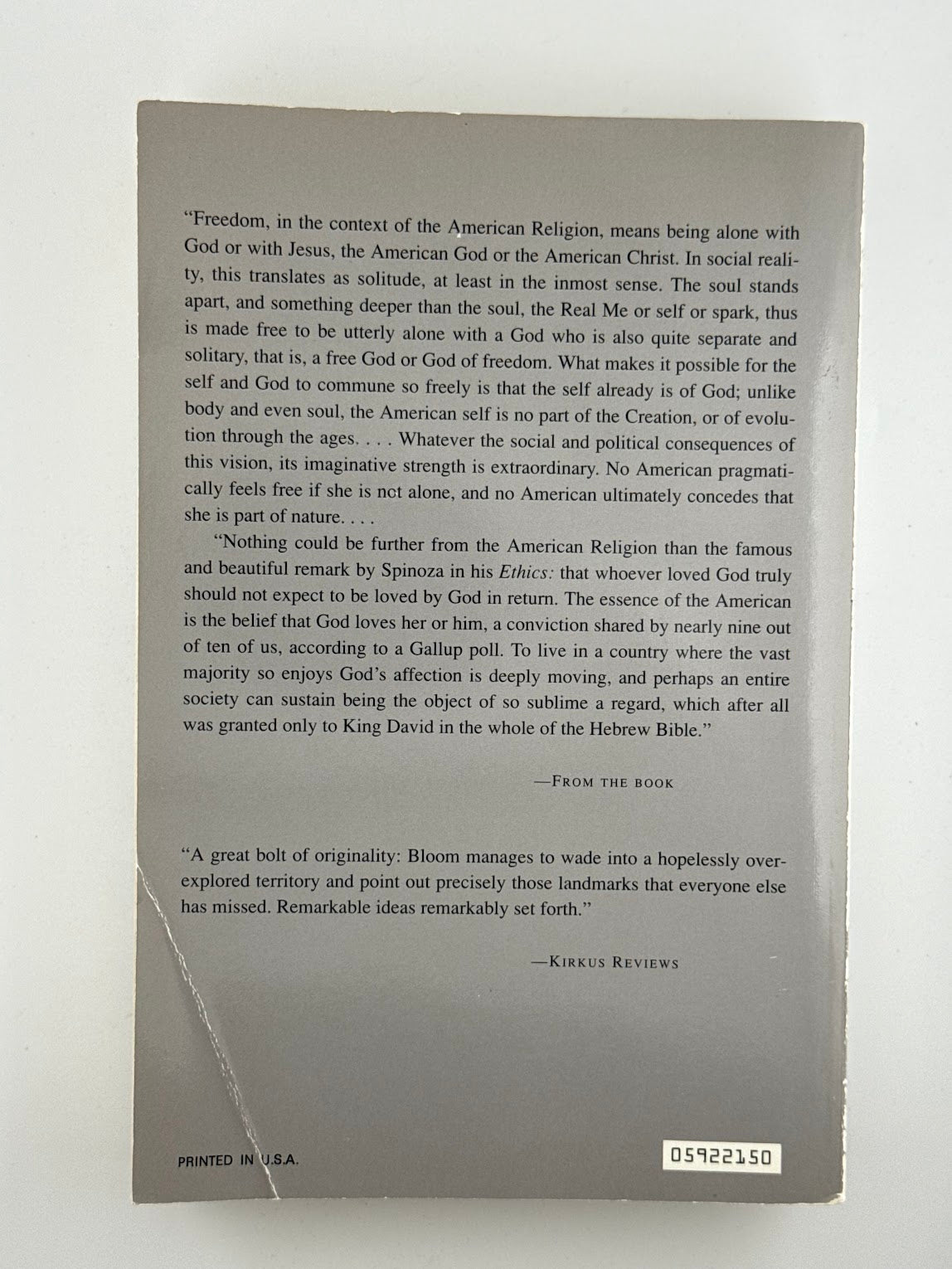 The American Religion by Harold Bloom