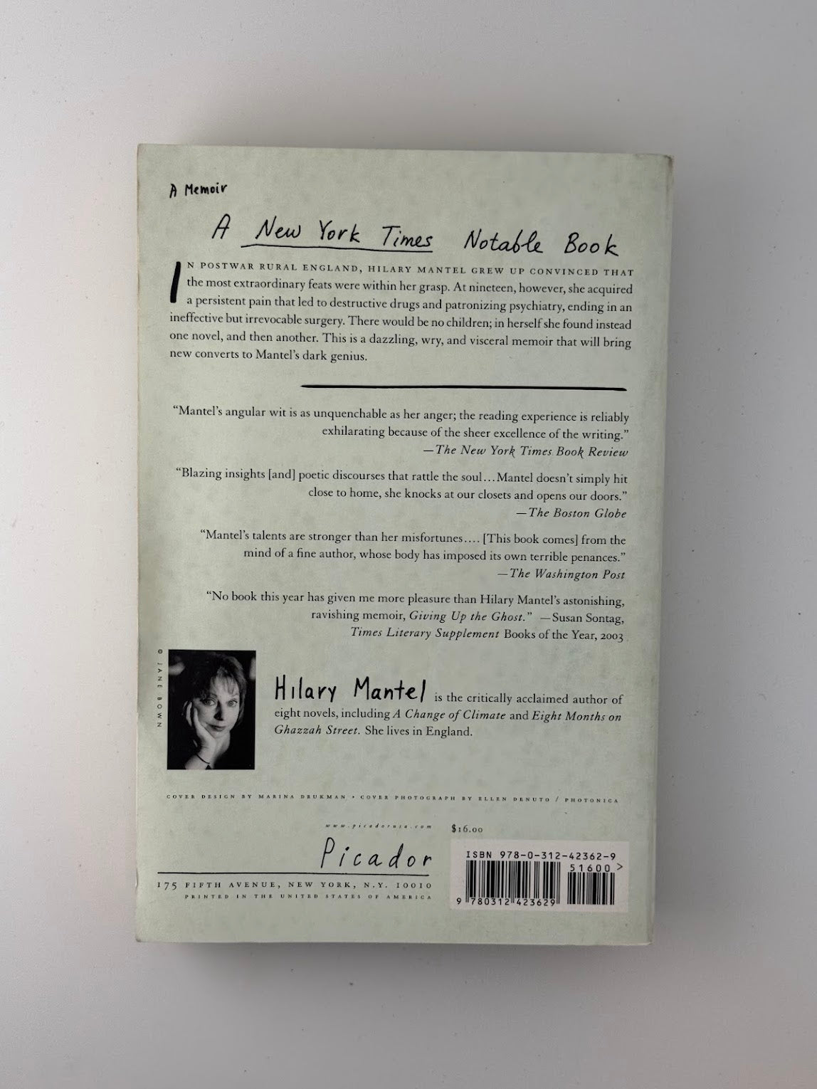 Giving Up the Ghost by Hilary Mantel