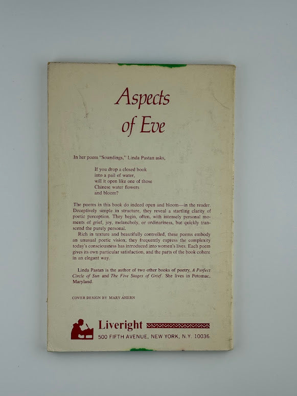 Aspects of Eve by Linda Pastan