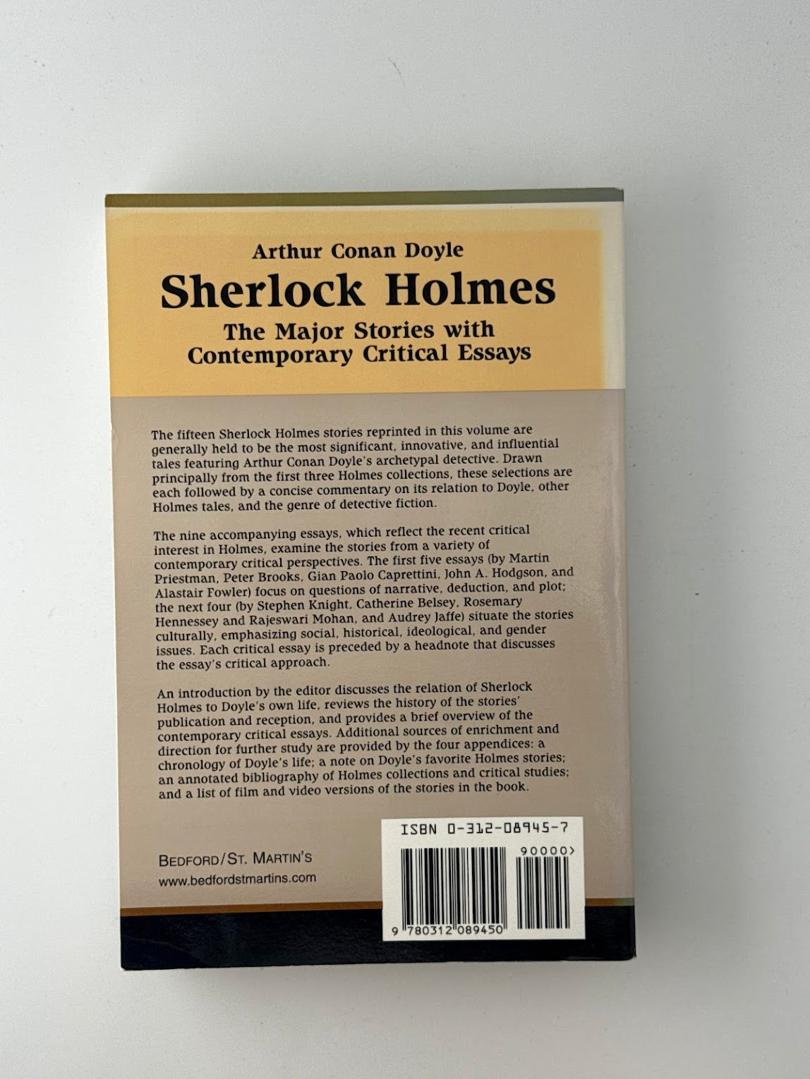 Sherlock Holmes - The Major Stories with Contemporary Critical Essays