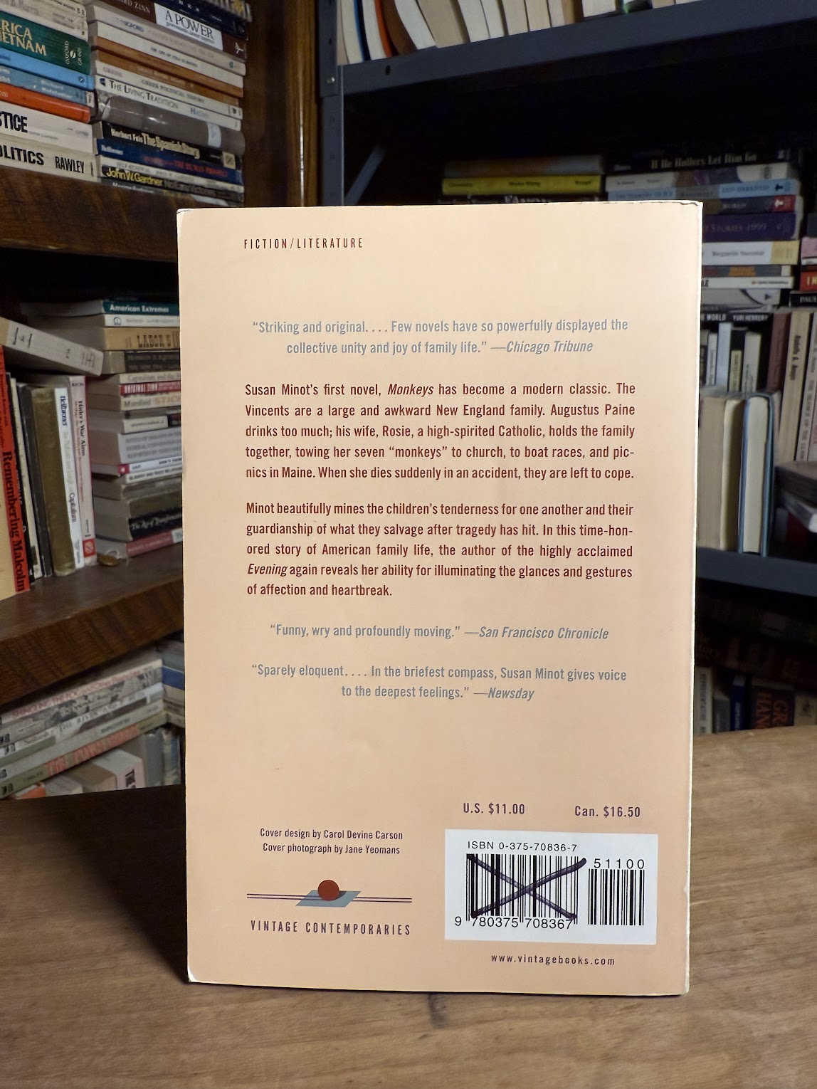 Monkeys by Susan Minot