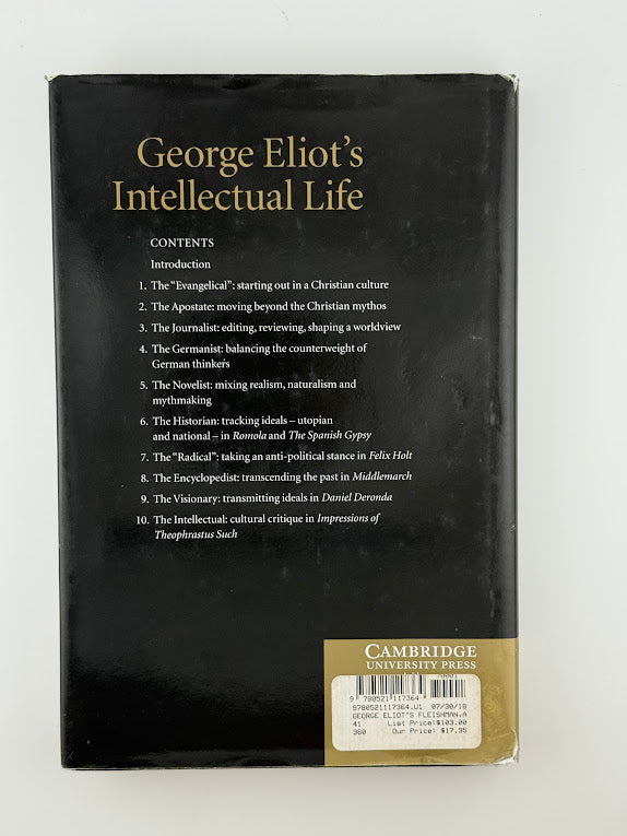 George Eliot's Intellectual Life by Avrom Fleishman