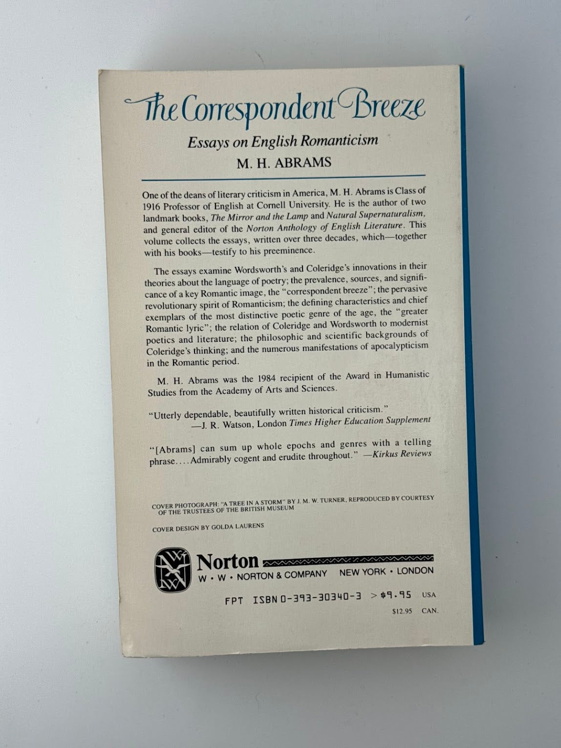 The Correspondent Breeze by M.H. Abrams