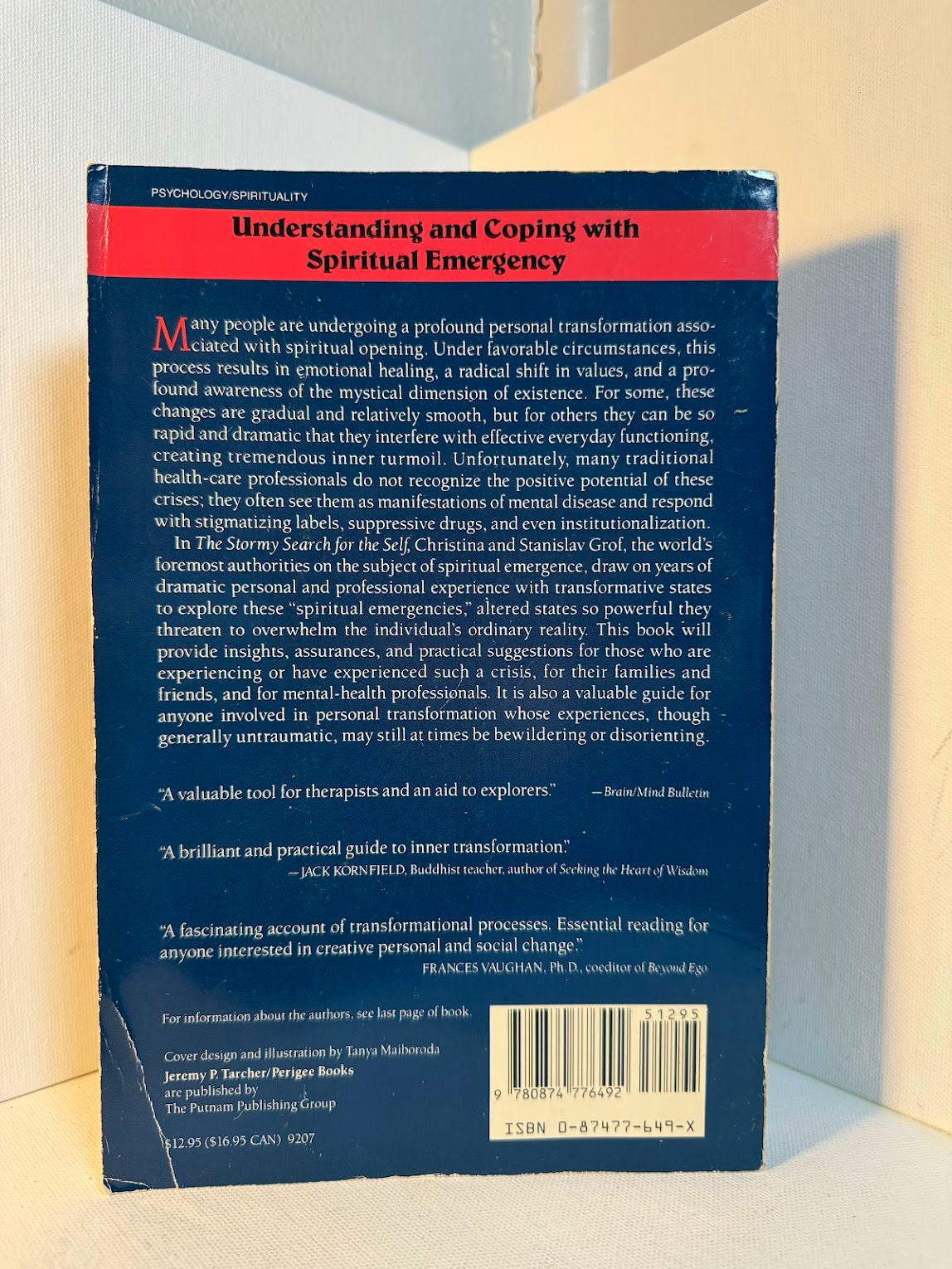 The Stormy Search for the Self by Christina Grof and Stanislav Grof
