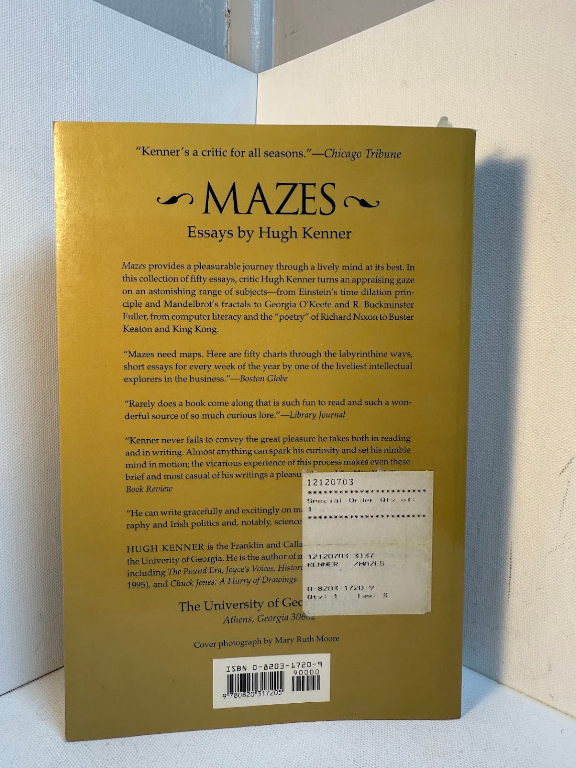 Mazes - Essays by Hugh Kenner