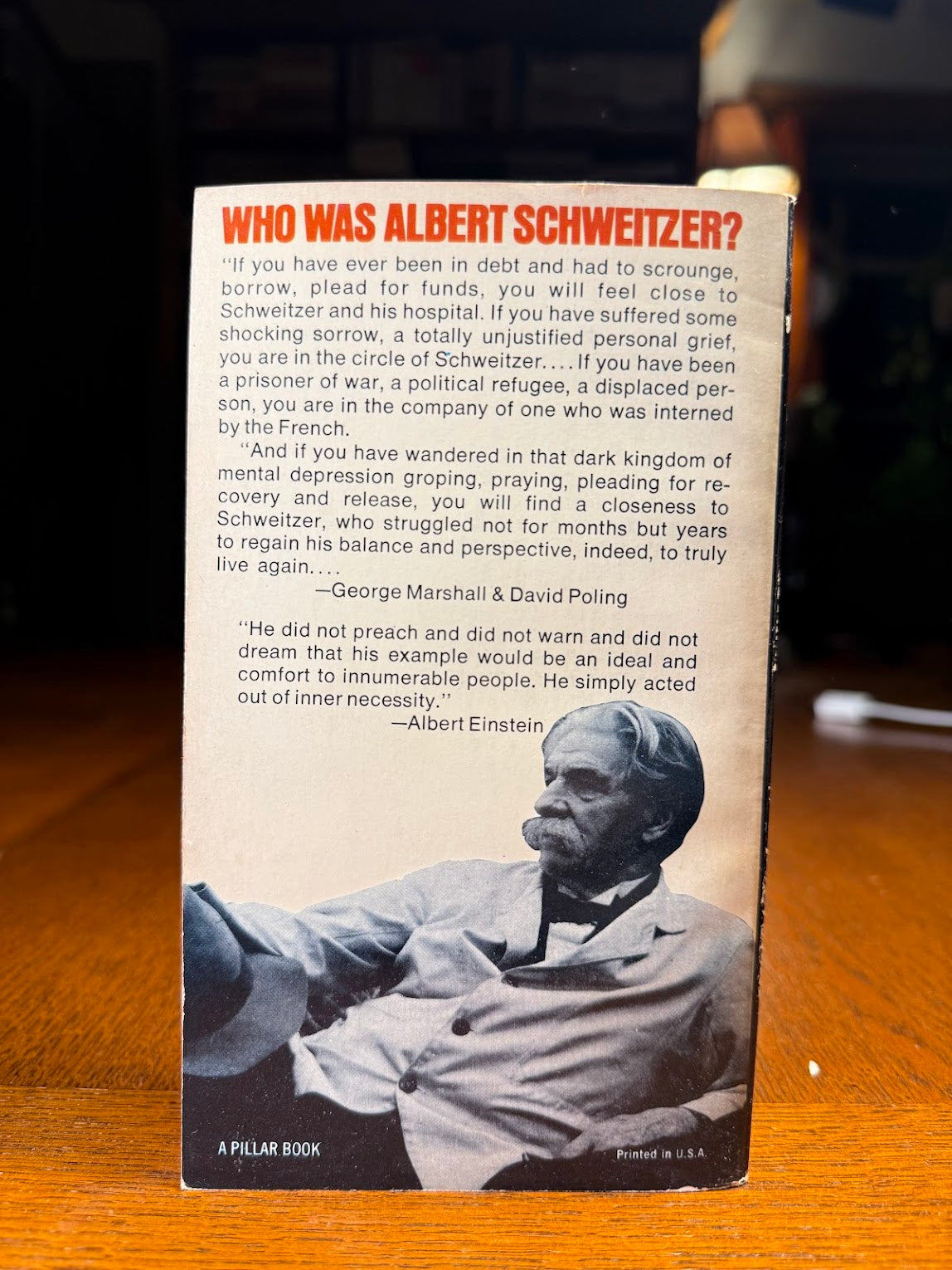 Schweitzer - A Biography by George Marshall and David Poling