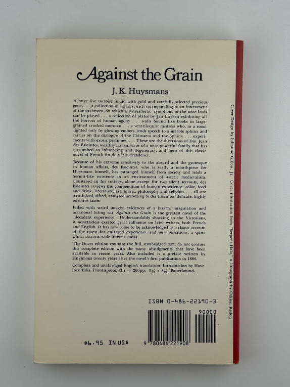 Against the Grain by J.K. Huysmans