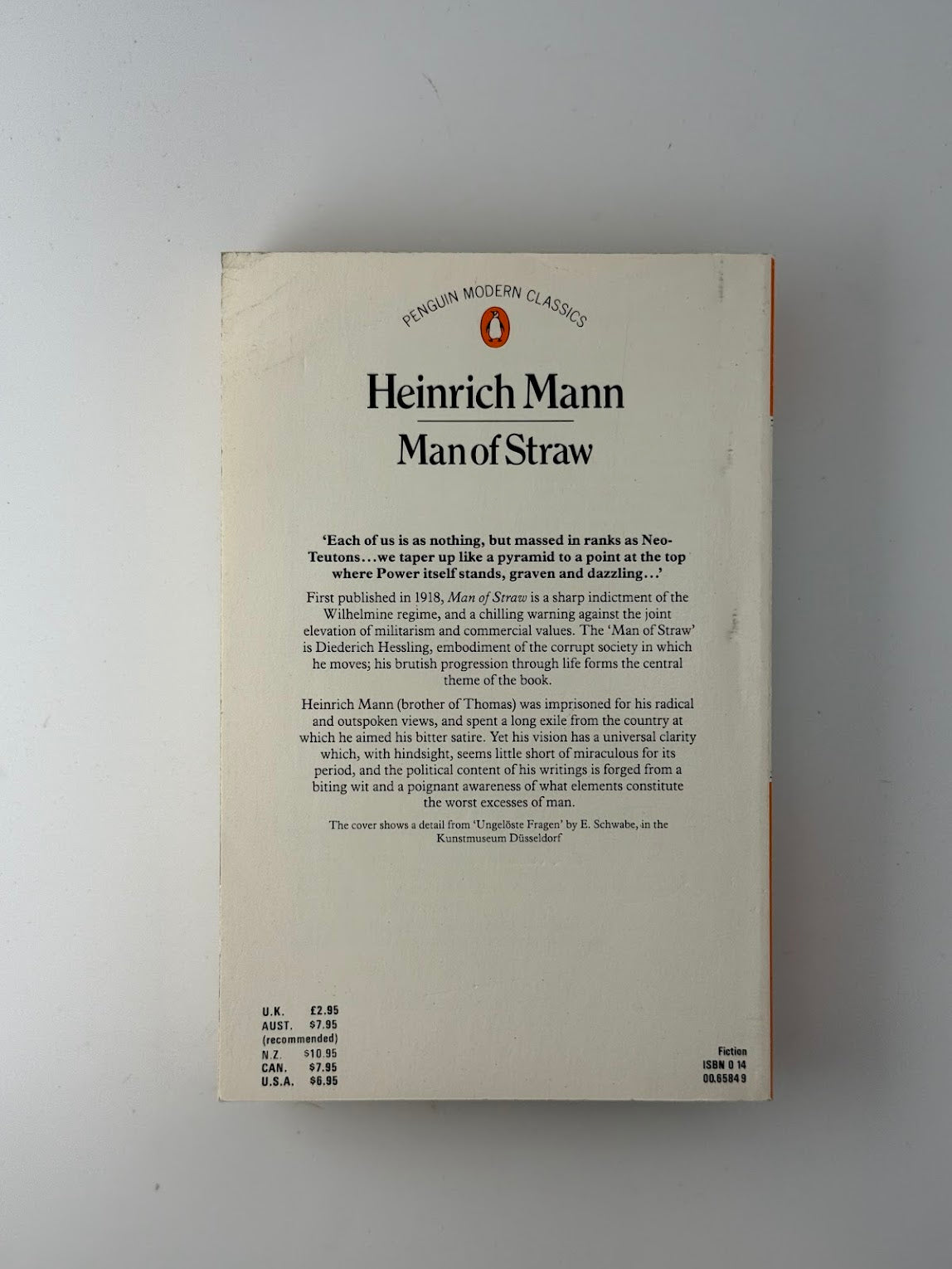 Man of Straw by Heinrich Mann