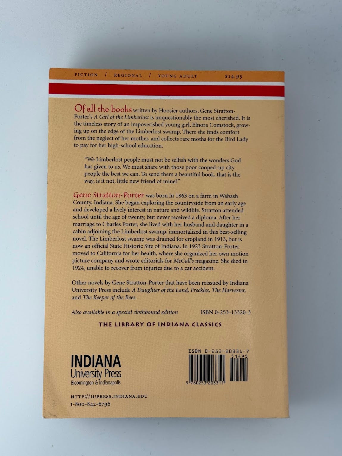 A Girl of the Limberlost by Gene Stratton Porter