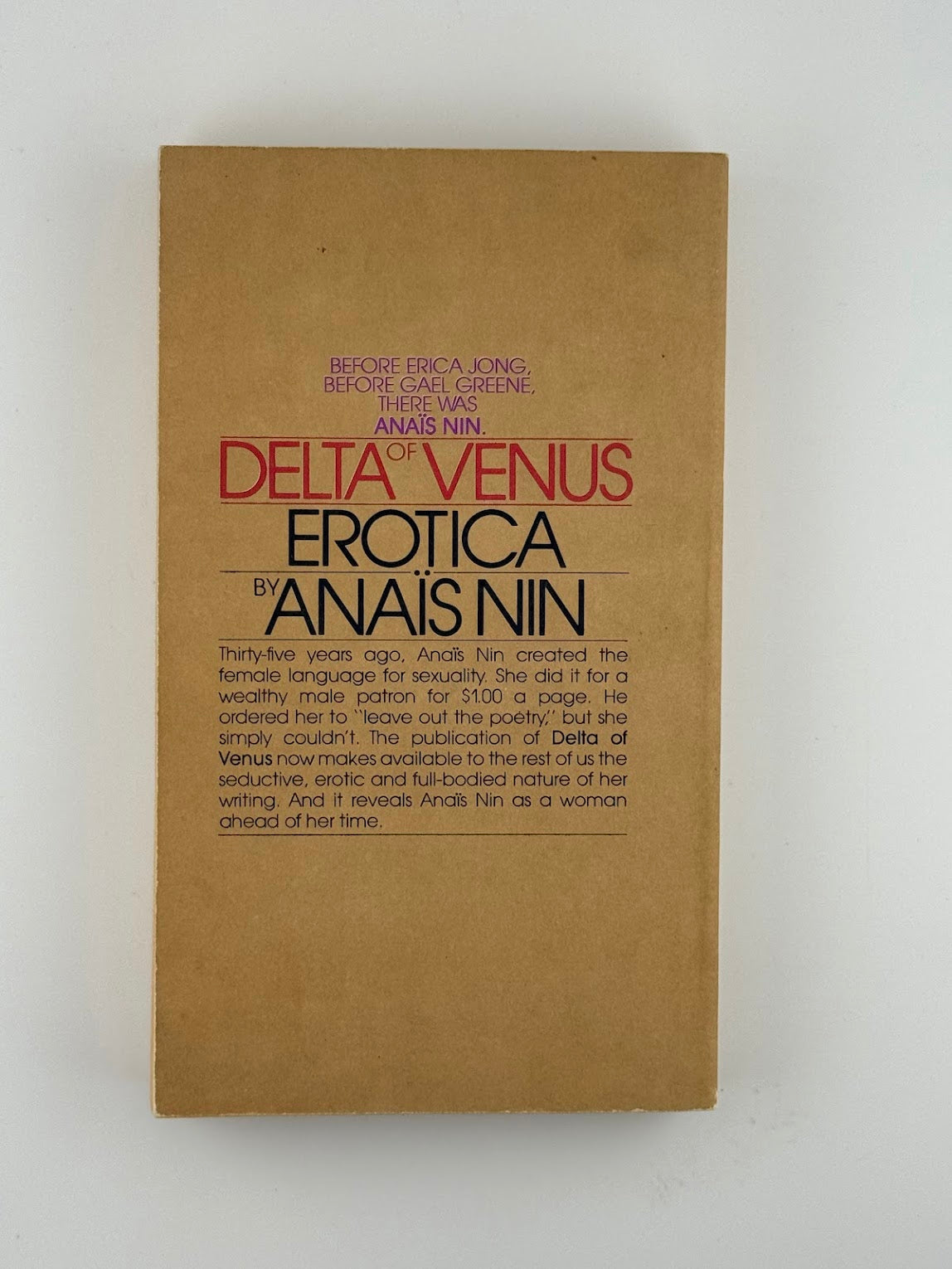 Delta of Venus by Anais Nin