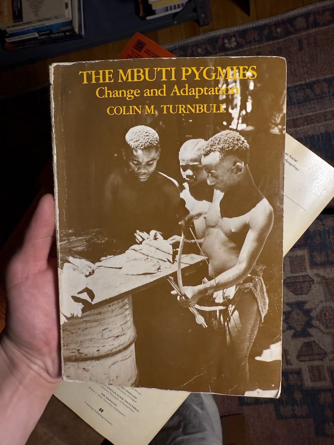 5 vintage Anthropology books