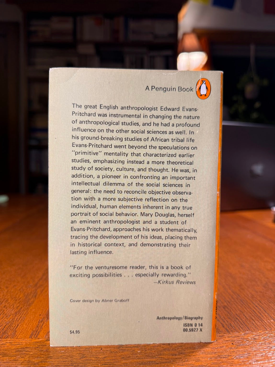 Edwards Evans-Pritchard by Mary Douglas