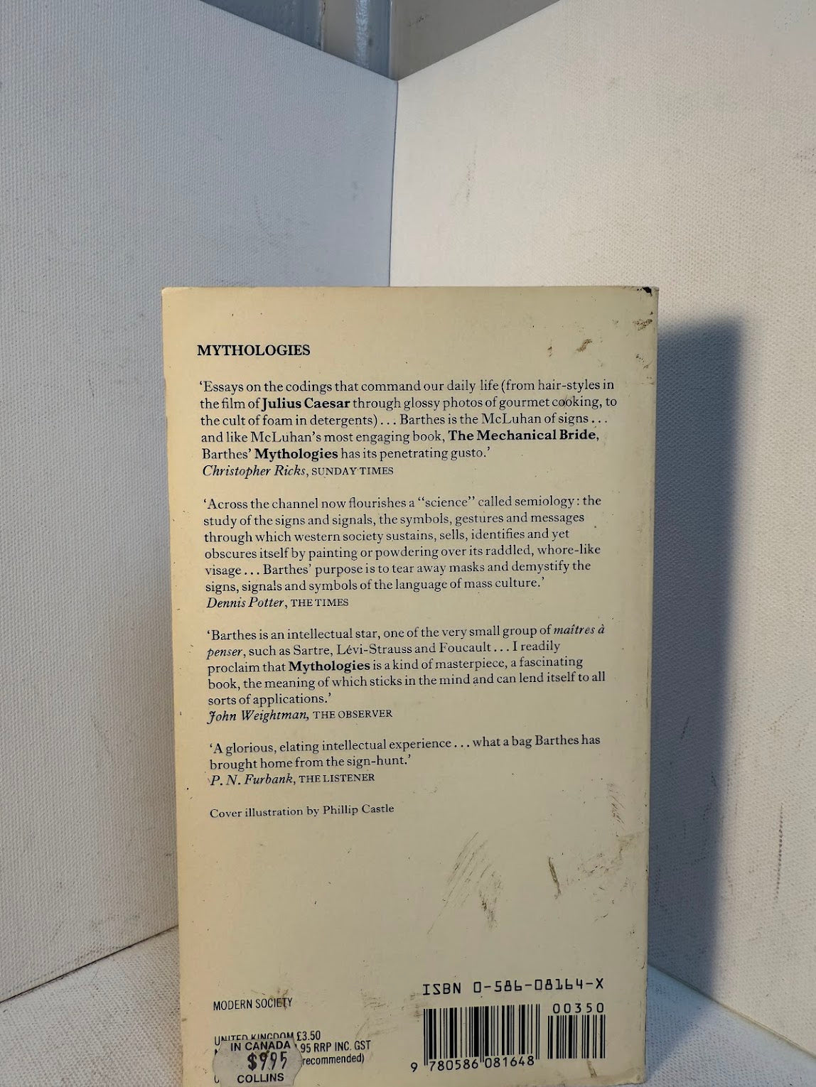 Mythologies by Roland Barthes