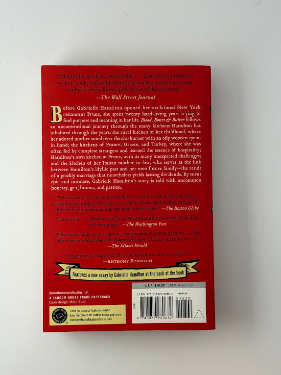 Blood, Bones & Butter by Gabrielle Hamilton