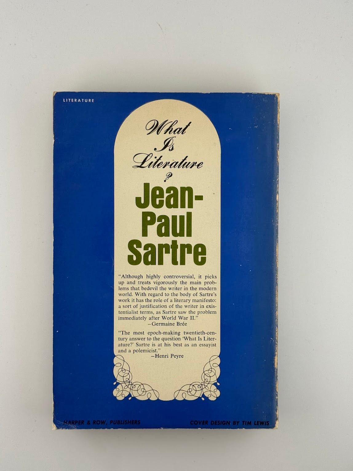 What Is Literature? by Jean Paul Sartre