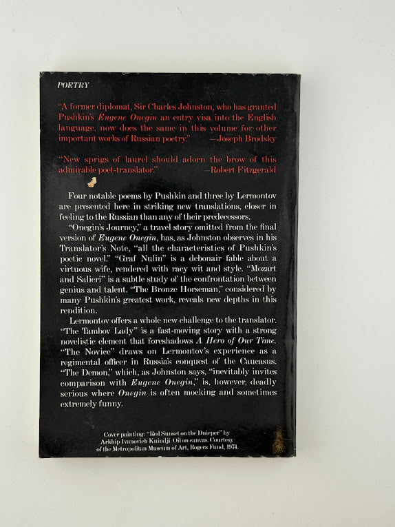 Narrative Poems by Alexander Pushkin & Mikhail Lermontov
