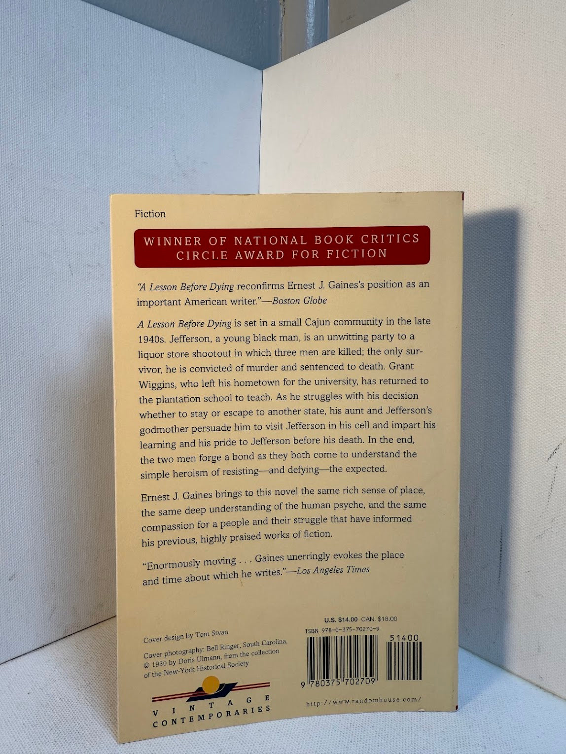 A Lesson Before Dying by Ernest J. Gaines