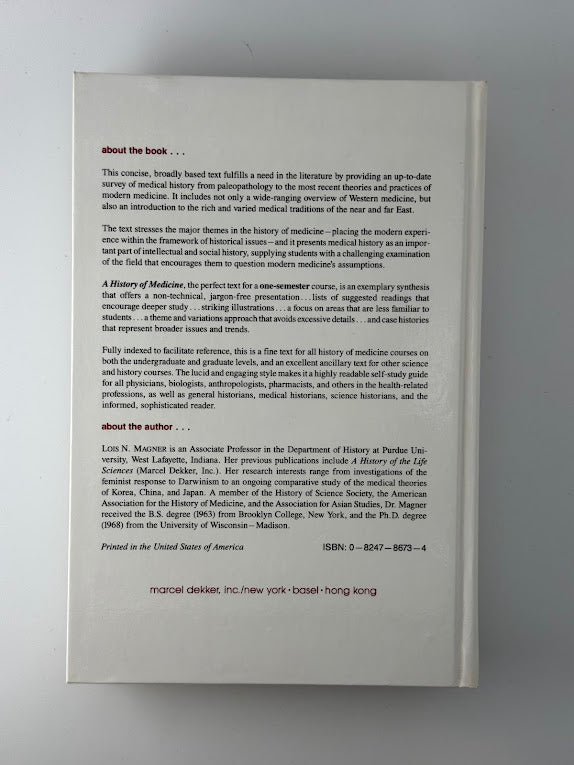 A History of Medicine by Lois N. Magner