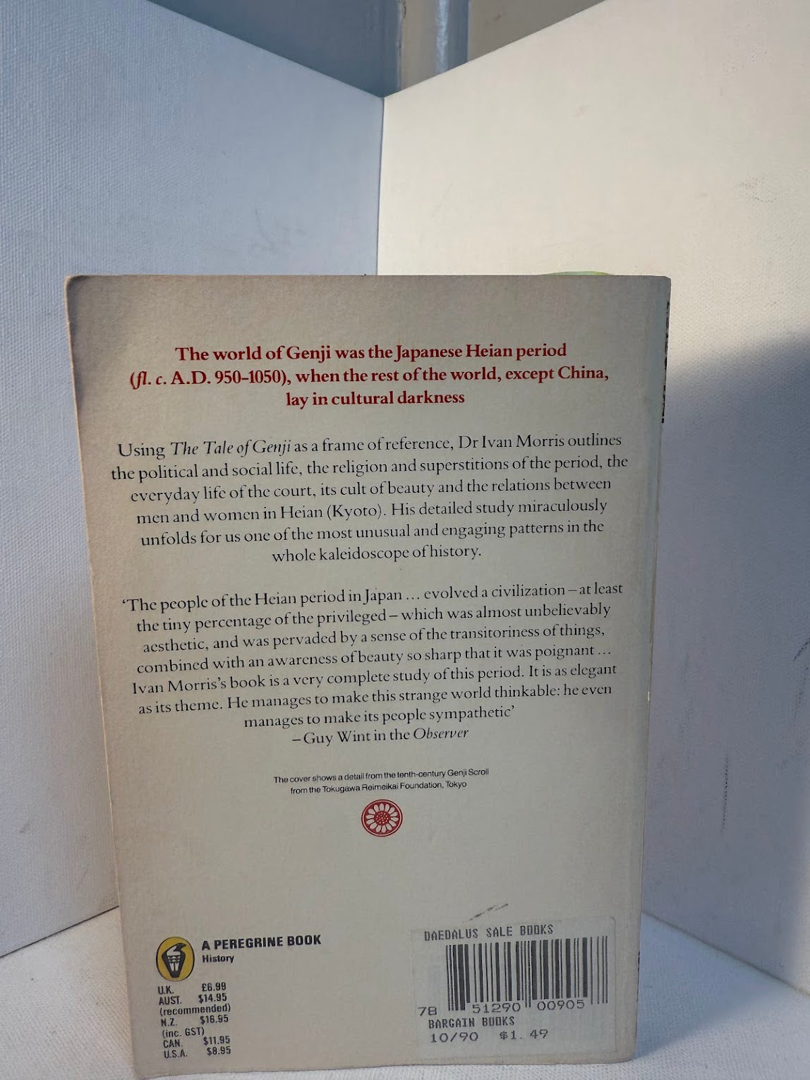 The World of the Shining Prince - Court Life in Ancient Japan by Ivan Morris