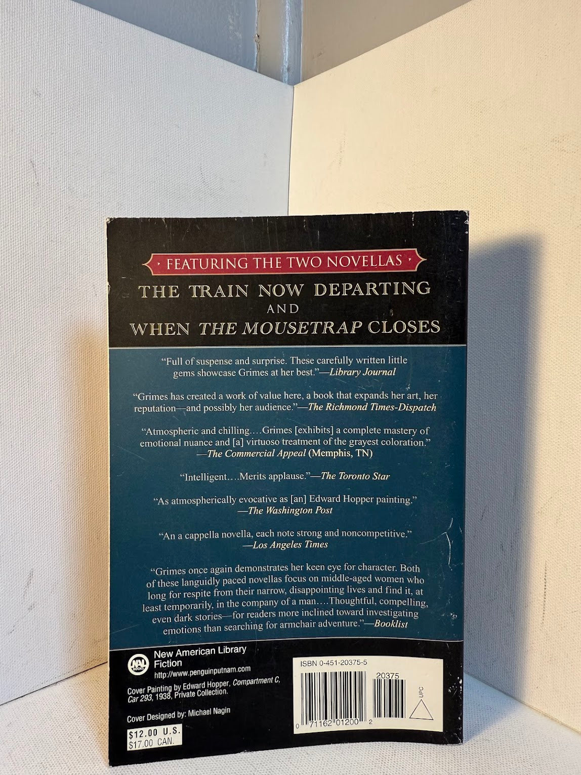 The Train Now Departing by Martha Grimes