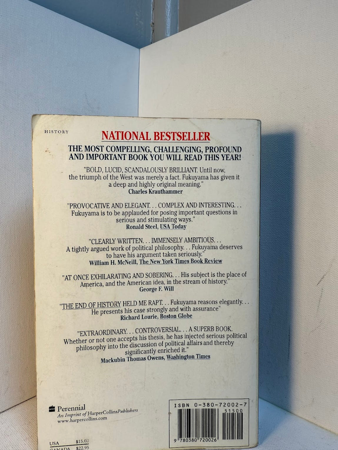The End of History by Francis Fukuyama