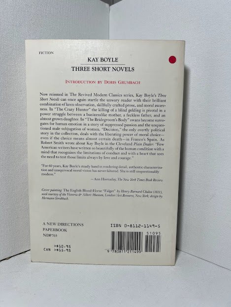 Three Short Novels by Kay Boyle