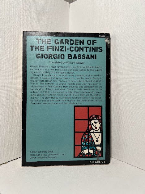 The Garden of the Finzi-Continis by Giorgio Bassani