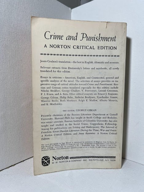 Crime and Punishment by Fyodor Dostoevsky