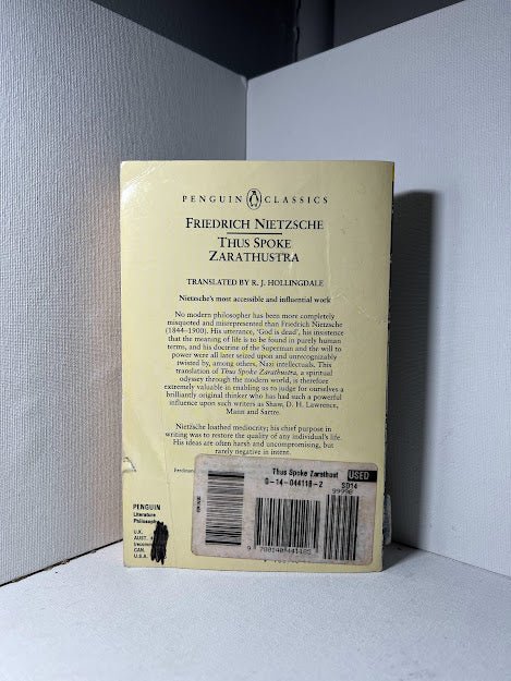 Thus Spoke Zarathustra by Friedrich Nietzsche