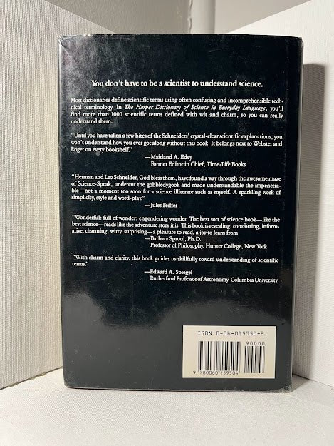 The Harper Dictionary of Science in Everyday Language by Herman Schneider & Leo Schneider