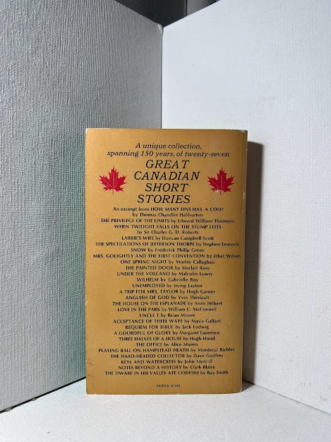 Great Canadian Short Stories selected by Alec Lucas