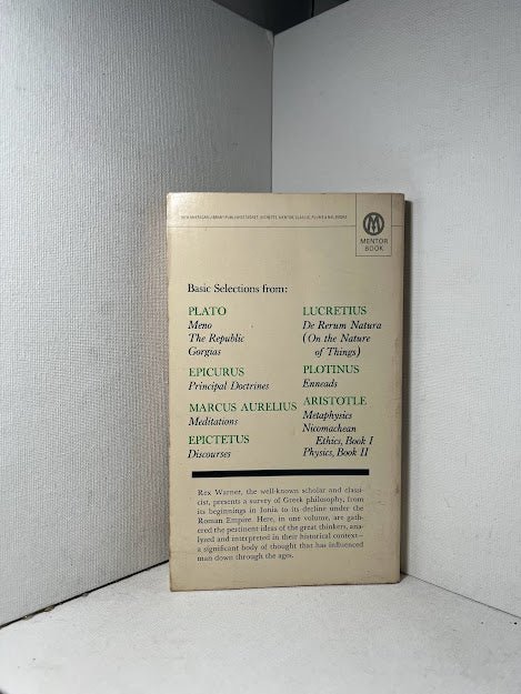 The Greek Philosophers by Rex Warner