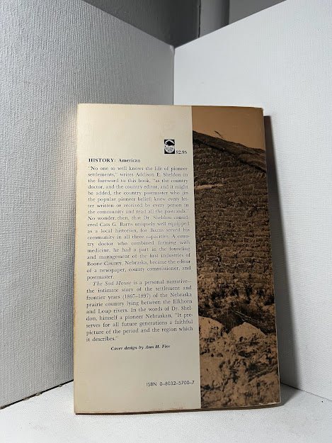 The Sod House by Cass G. Barns