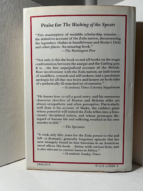 The Washing of the Spears by Donald R. Morris