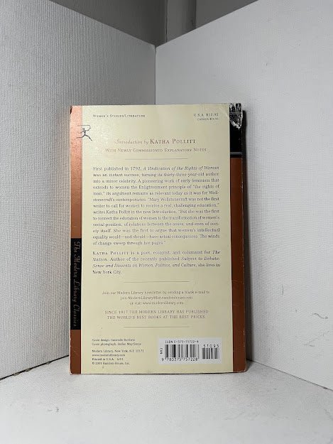 A Vindication of the Rights of Woman by Mary Wollstonecraft