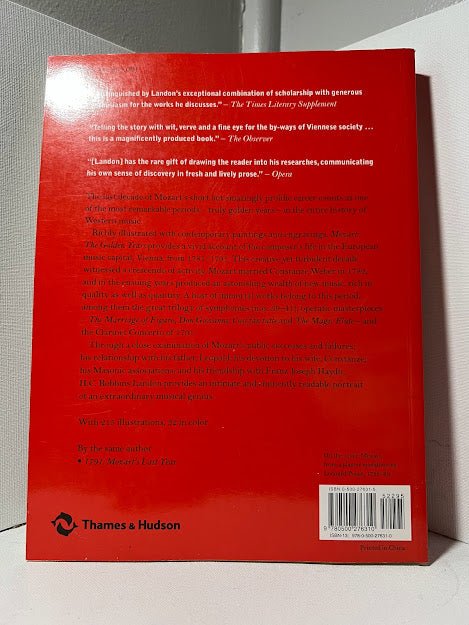 Mozart The Golden Years by H.C. Robbins Landon