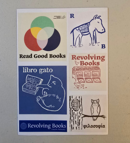 Revolving Books Sticker Sheet